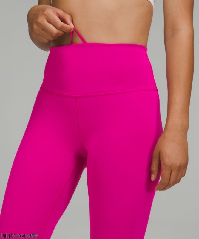 Lululemon Damen DELULU081 | Wunder Train High-rise Crop 23 Gereifte Himbeere